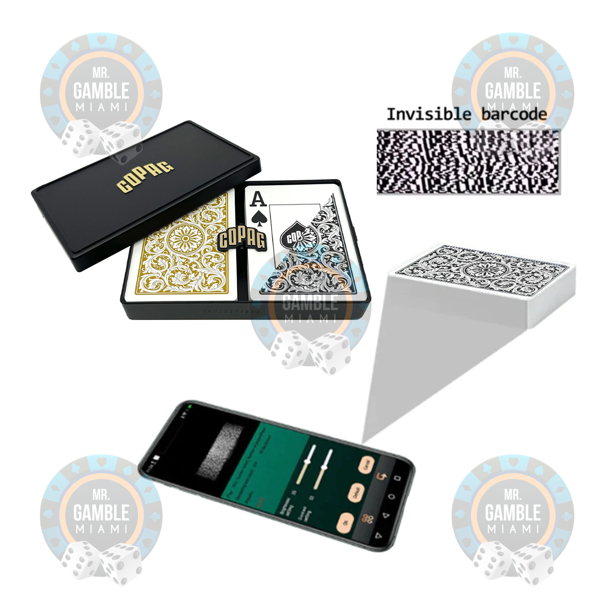 Barcode marked cards - Martin Kabrhel's poker cheat choice, Copag poker size jumbo, PPPoker cheating devices