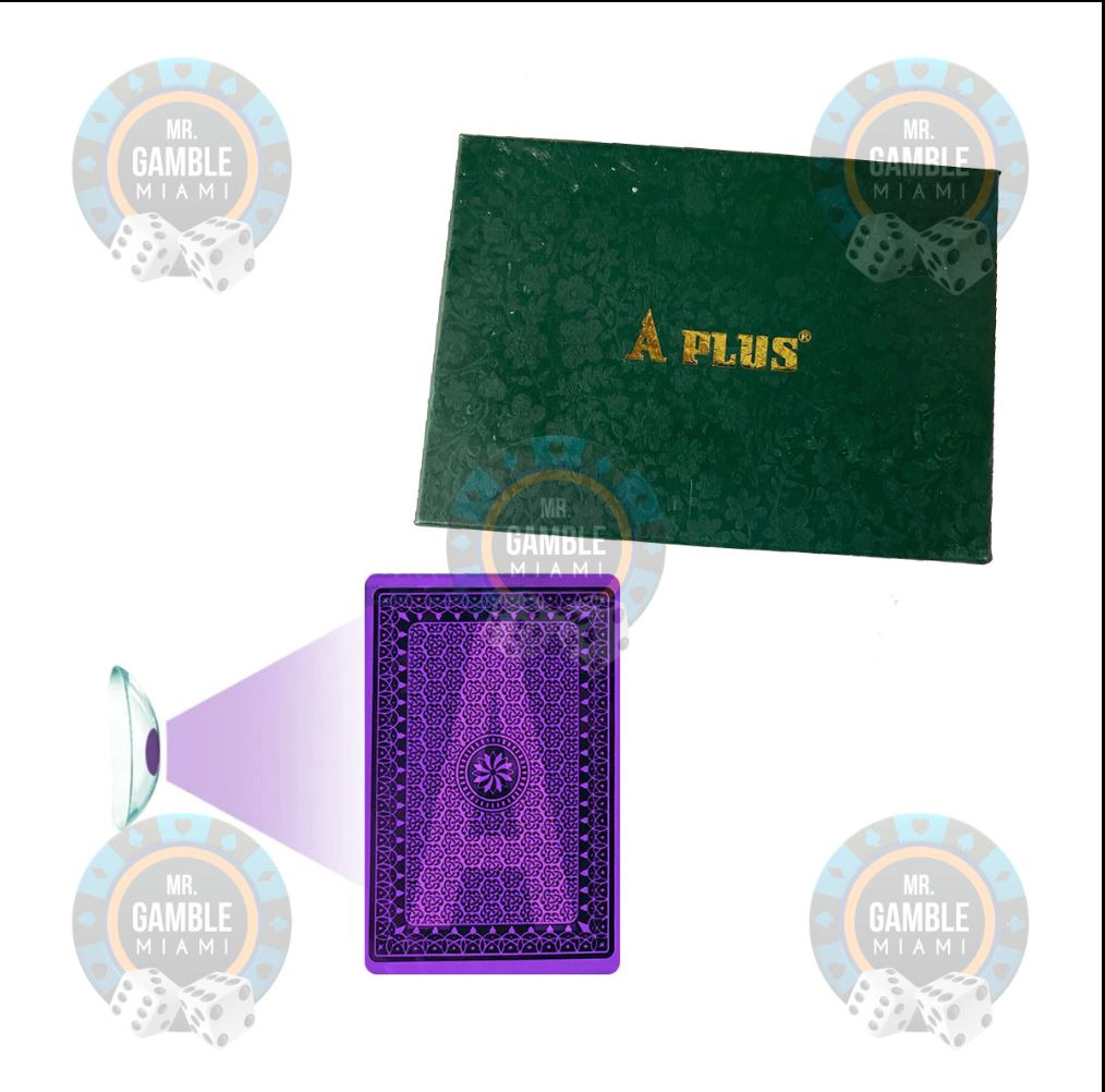 A PLUS POKER JUMBO Marked Cards infrared marked cards