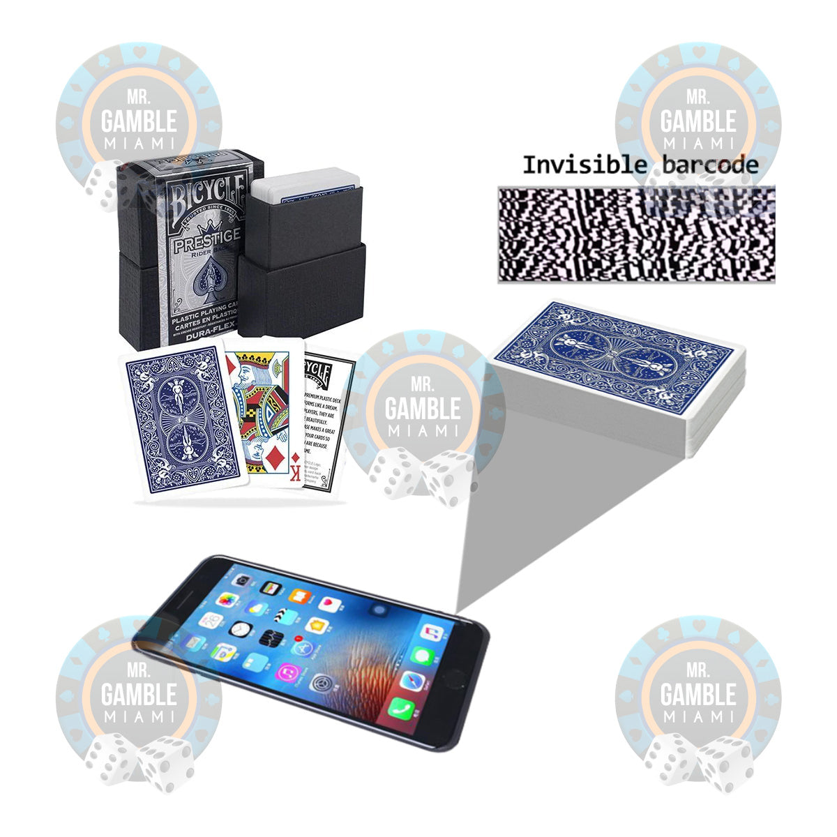 Barcode Marked Cards - Martin Kabrhel's Pick for PPPoker Cheat and Poker Cheating Devices - Manufactured with Professional Invisible Ink for Anti-Cheat Poker Readers