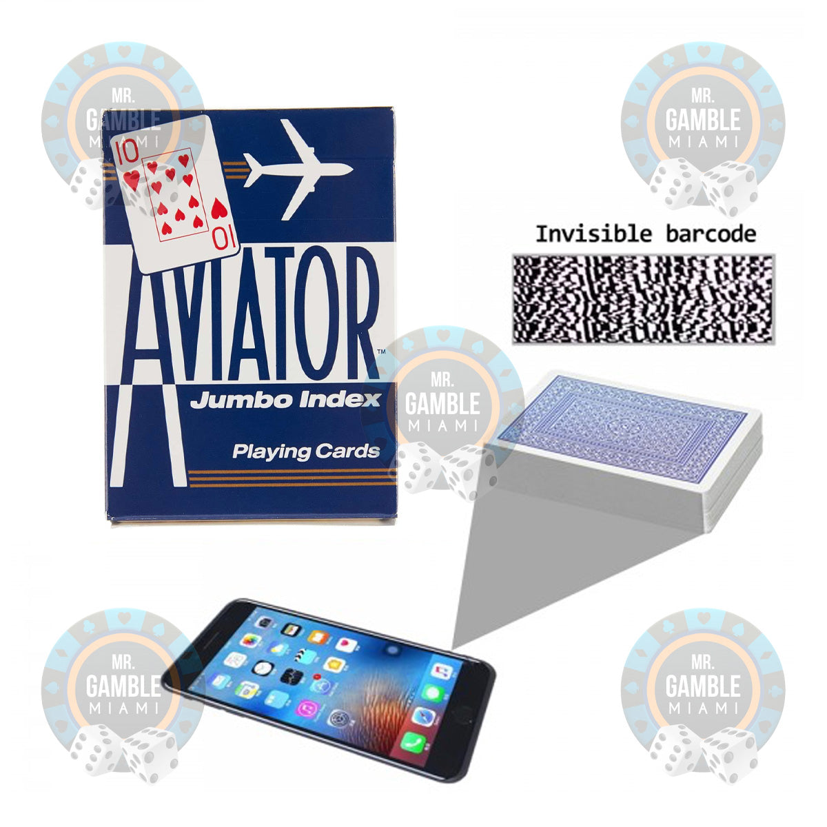 Barcode marked cards by a professional manufacturer - Martin Kabrhel's choice for PPPoker cheat and poker cheating devices.