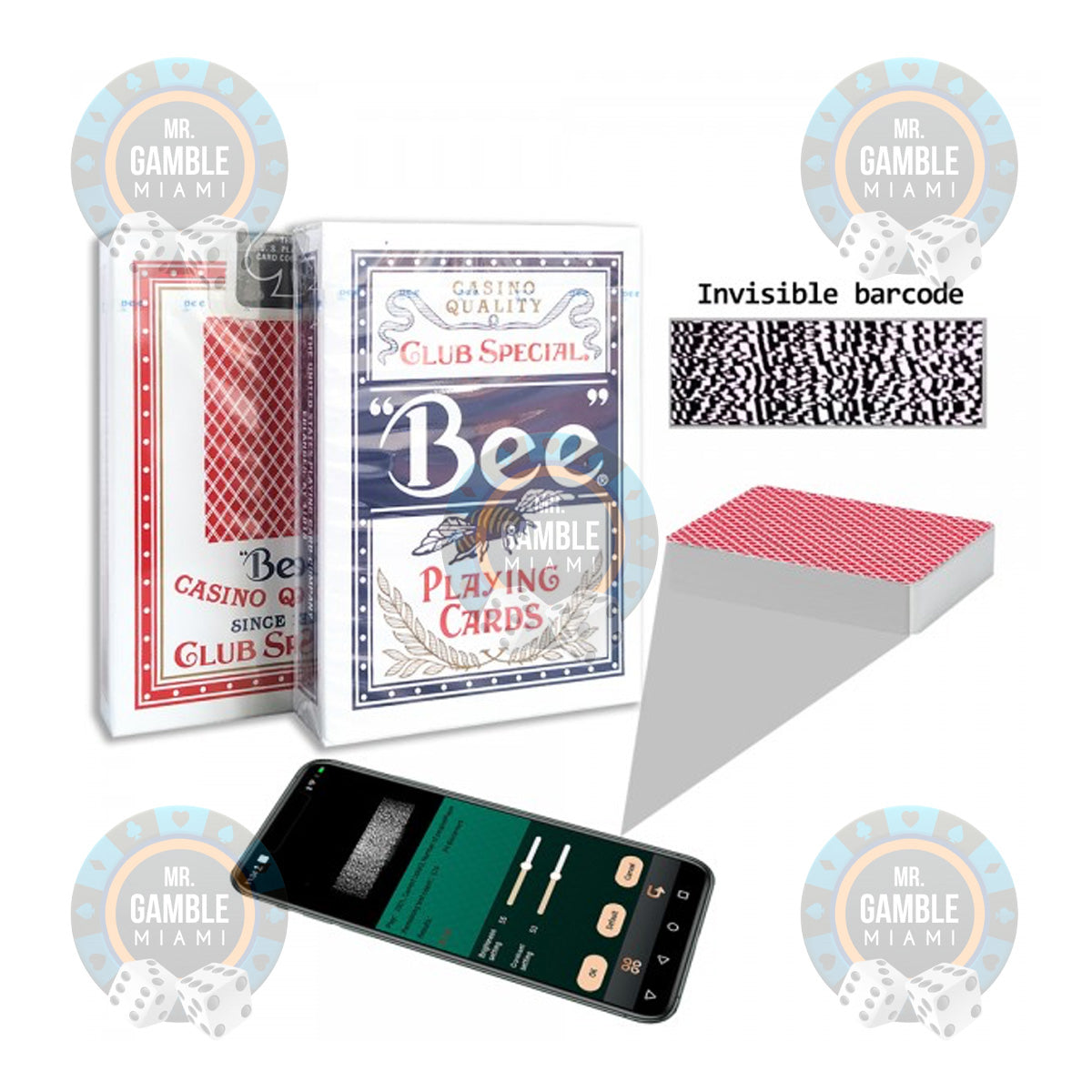 BARCODE MARKED CARDS BEE STANDARD