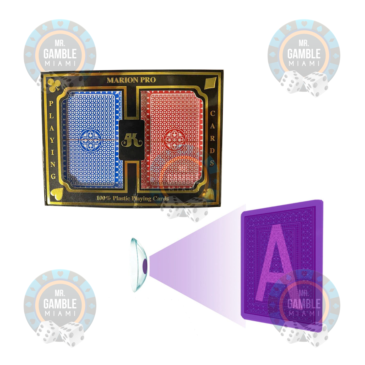 UV MARKED CARDS MARION PRO BRIDGE JUMBO