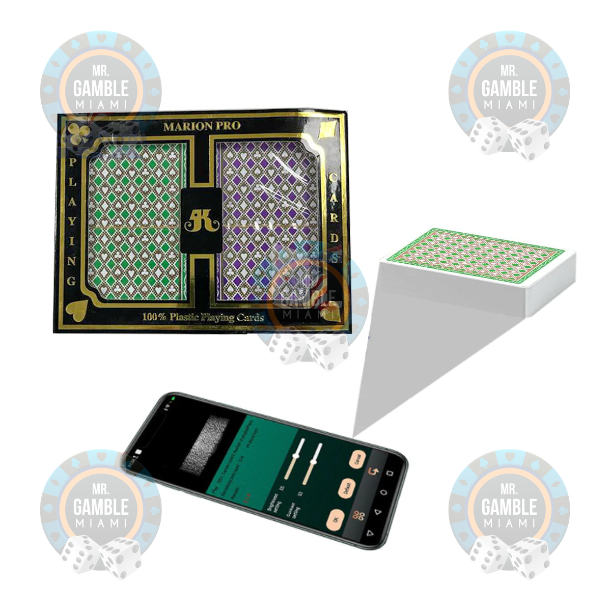 Barcode Marked Cards - Martin Kabrhel Poker Cheat - Jumbo Diamonds - PPPoker Cheating Devices
