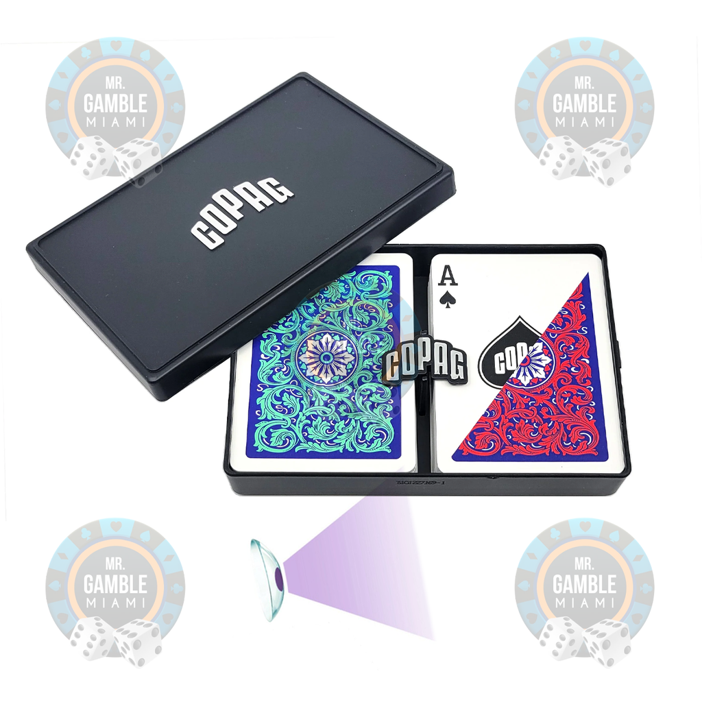 INFRARED MARKED CARDS COPAG NEOTERIC POKER SIZE REGULAR | Poker Cheating Devices