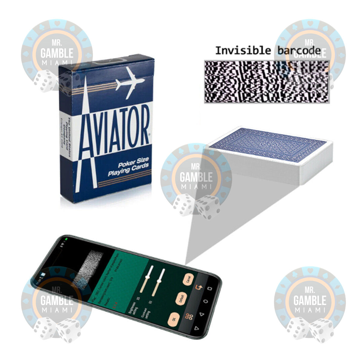 AVIATOR STANDARD Barcode Marked Cards - Martin Kabrhel's Choice for PPPoker Cheats and Poker Cheating Devices