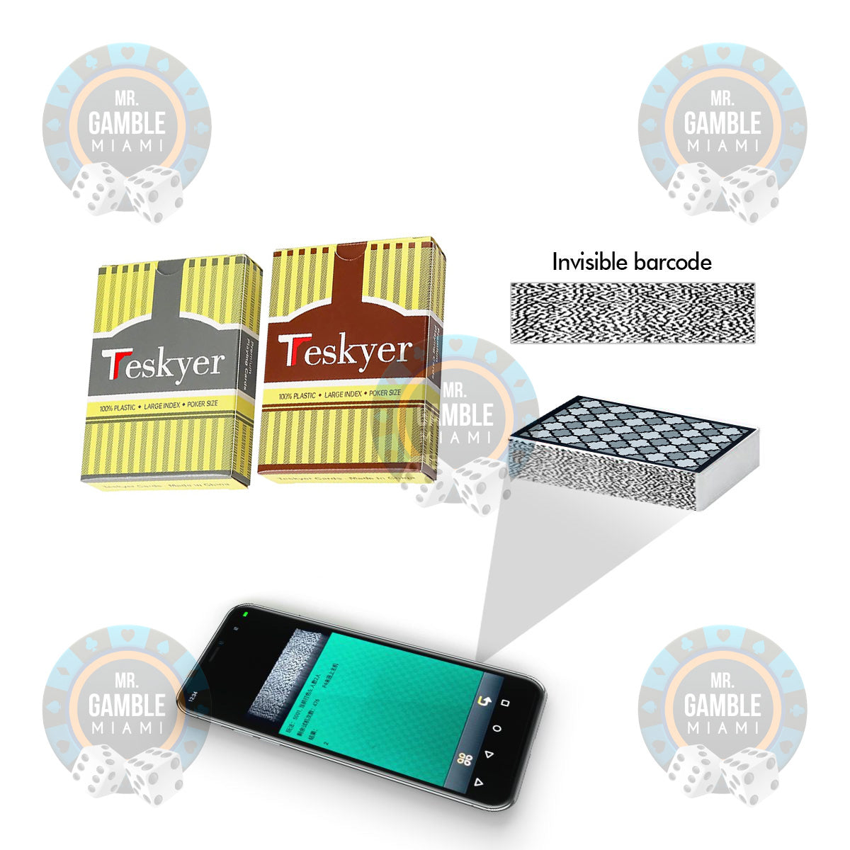 Barcode marked cards by a professional manufacturer, invisible ink, anti-cheat poker reader compatible - gain the winning advantage in poker like Martin Kabrhel.