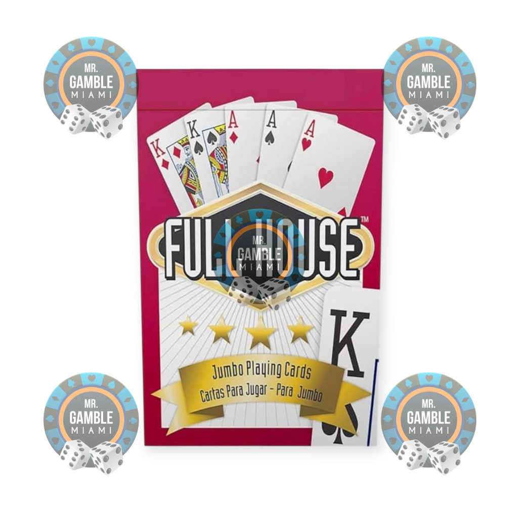 Full House Poker Size Jumbo Infrared Marked Cards