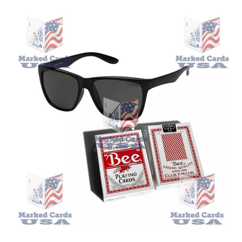 Aviator Infrared Ink Sunglasses for Marked Cards