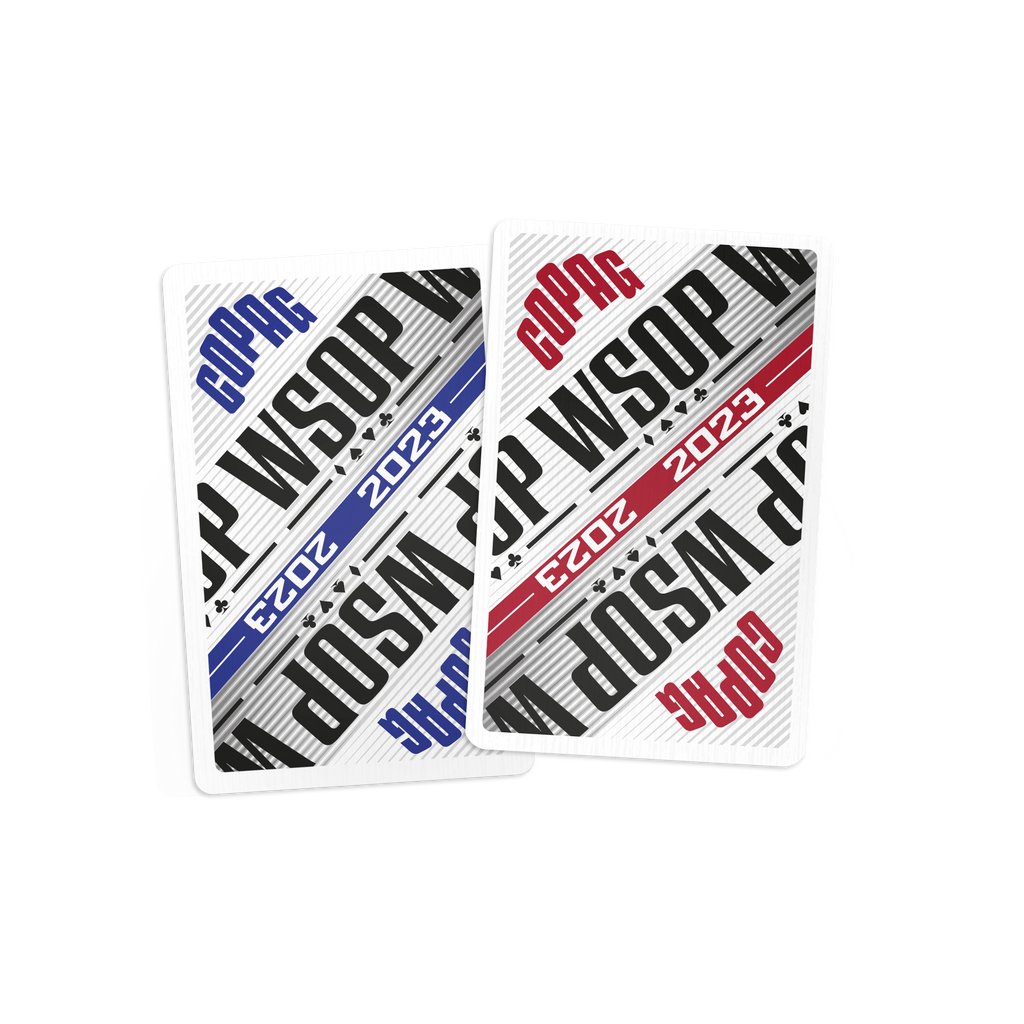 BARCODE MARKED CARDS COPAG WSOP RETRO 2023 BRIDGE SIZE REGULAR