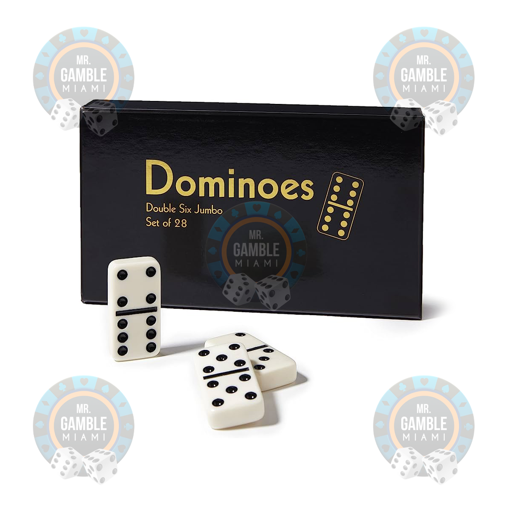 Marked Dominoes for UV Contact Lenses