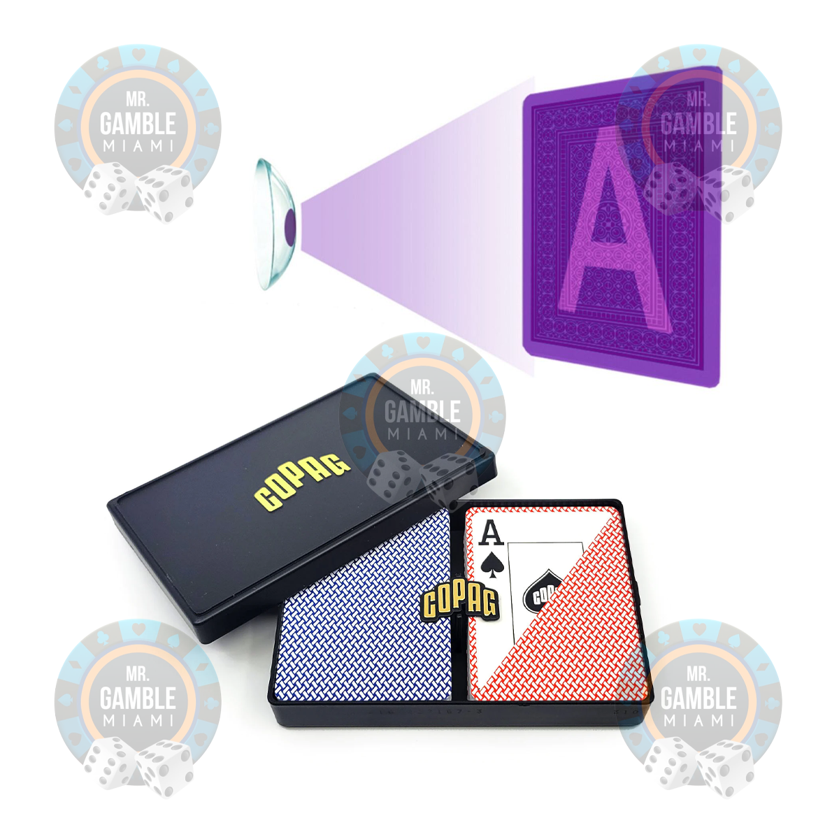UV Marked Cards Copag Export Poker Size Jumbo