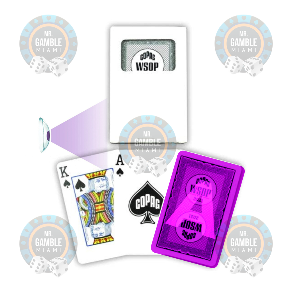 INFRARED MARKED CARDS COPAG 2021 WSOP BRIDGE SIZE REGULAR