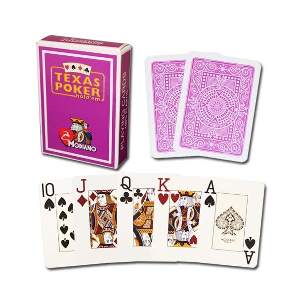 UV MARKED CARDS MODIANO TEXAS POKER JUMBO