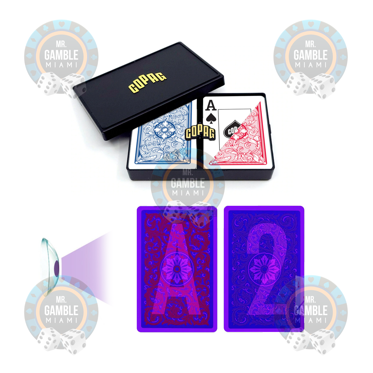 UV Marked Cards Copag legacy Poker Size Jumbo