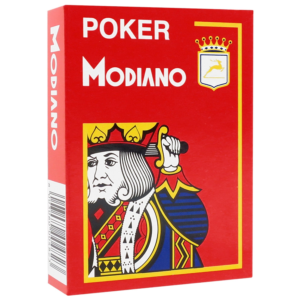 Poker with Modiano Cristallo Poker 4 Pip Jumbo Marked Cards | poker cheating device