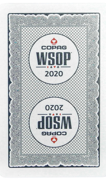 BARCODE MARKED CARDS COPAG WSOP 2020 BRIDGE SIZE REGULAR