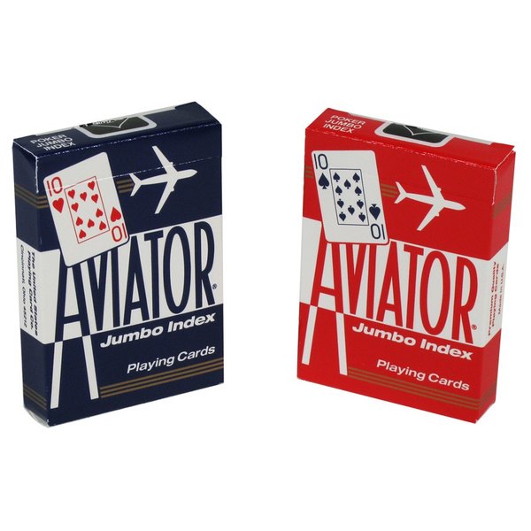 AVIATOR JUMBO Infrared Marked Cards | Poker Cheating Devices – Mr. G Miami