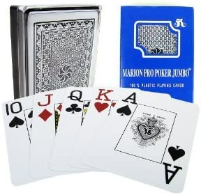 UV MARKED CARDS MARION PRO POKER JUMBO | poker cheating device