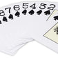 BARCODE MARKED CARDS CHIPS AND GAMES POKER SIZE JUMBO