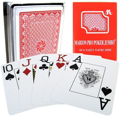 Barcode Marked Cards - Professional Poker Cheating Devices by Marion Pro Poker Jumbo