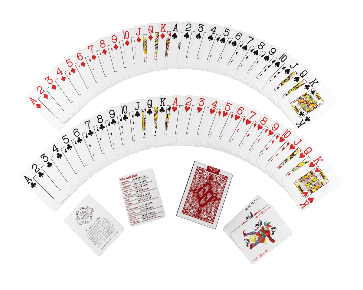 Bullets Poker Jumbo UV Marked Cards - Deck of playing cards with invisible markings under UV light, ideal for poker cheating devices and entertainment purposes.