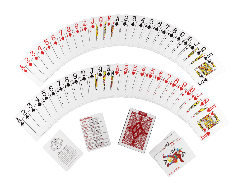 barcode marked poker cards bullets poker jumbo