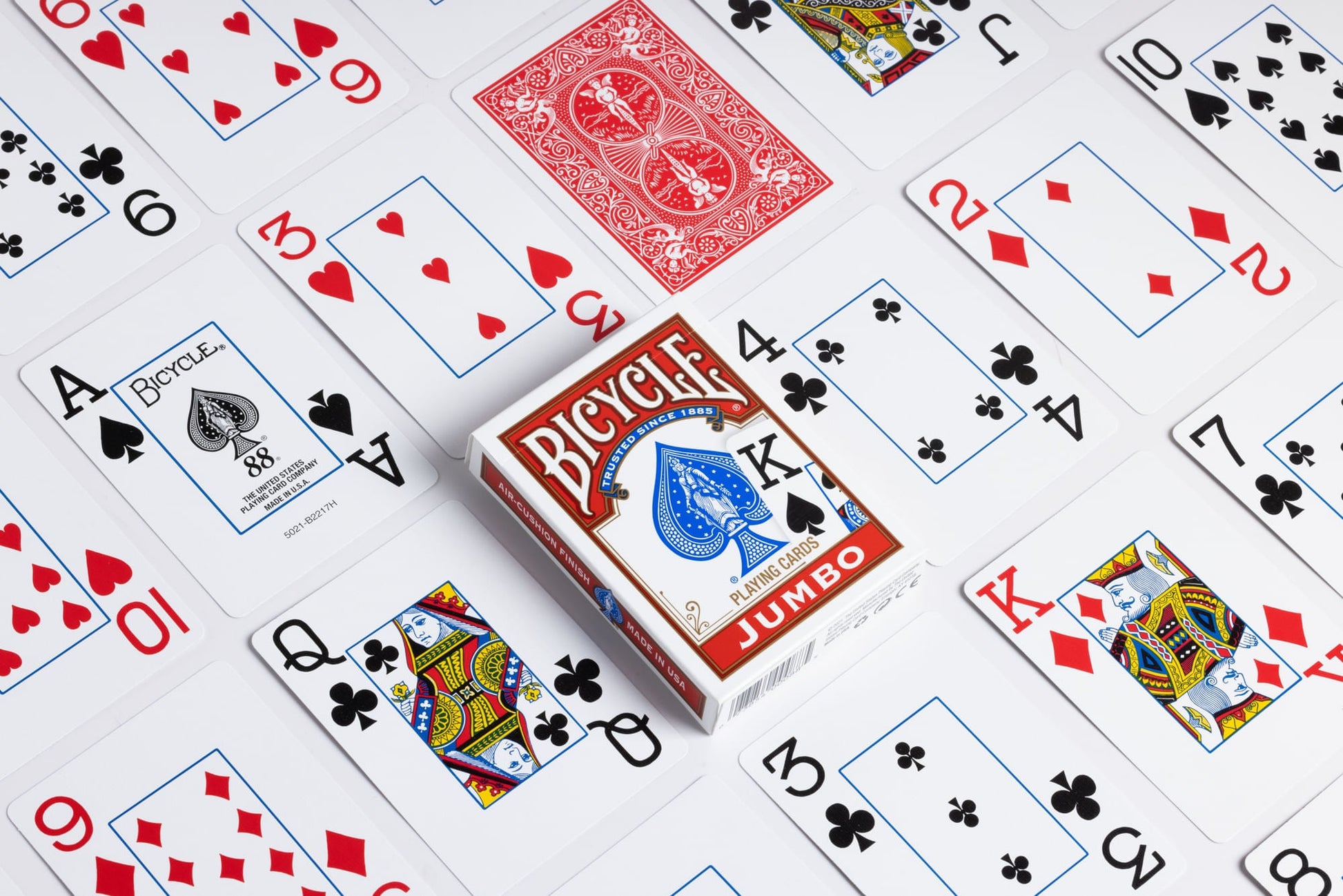 Poker cheating device: Bicycle Jumbo UV Marked Cards