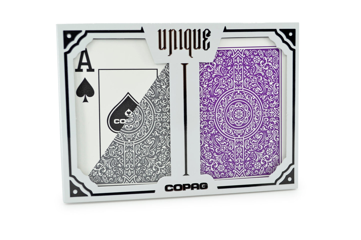 Barcode Marked Cards COPAG UNIQUE POKER SIZE JUMBO - Martin Kabrhel's Choice for Poker Cheating Devices - Professional Marked Deck of Cards Manufacturer