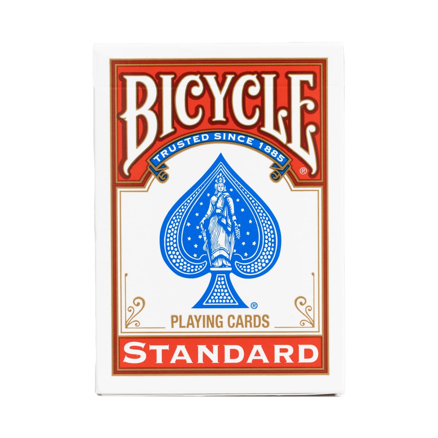 Red bicycle standard barcode marked cards poker cards