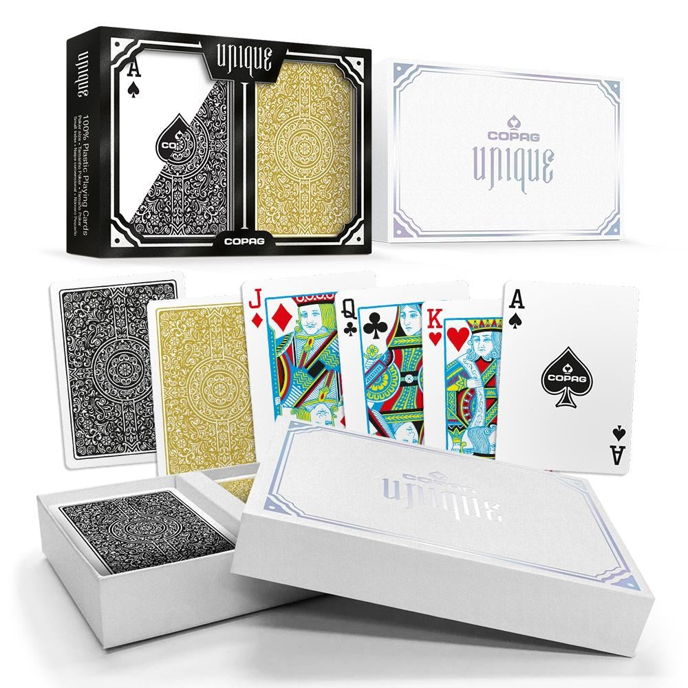 COPAG UNIQUE POKER SIZE REGULAR UV Marked Cards | Poker Cheating Devices
