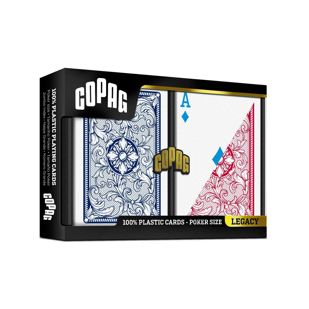 BARCODE MARKED CARDS COPAG LEGACY POKER SIZE REGULAR