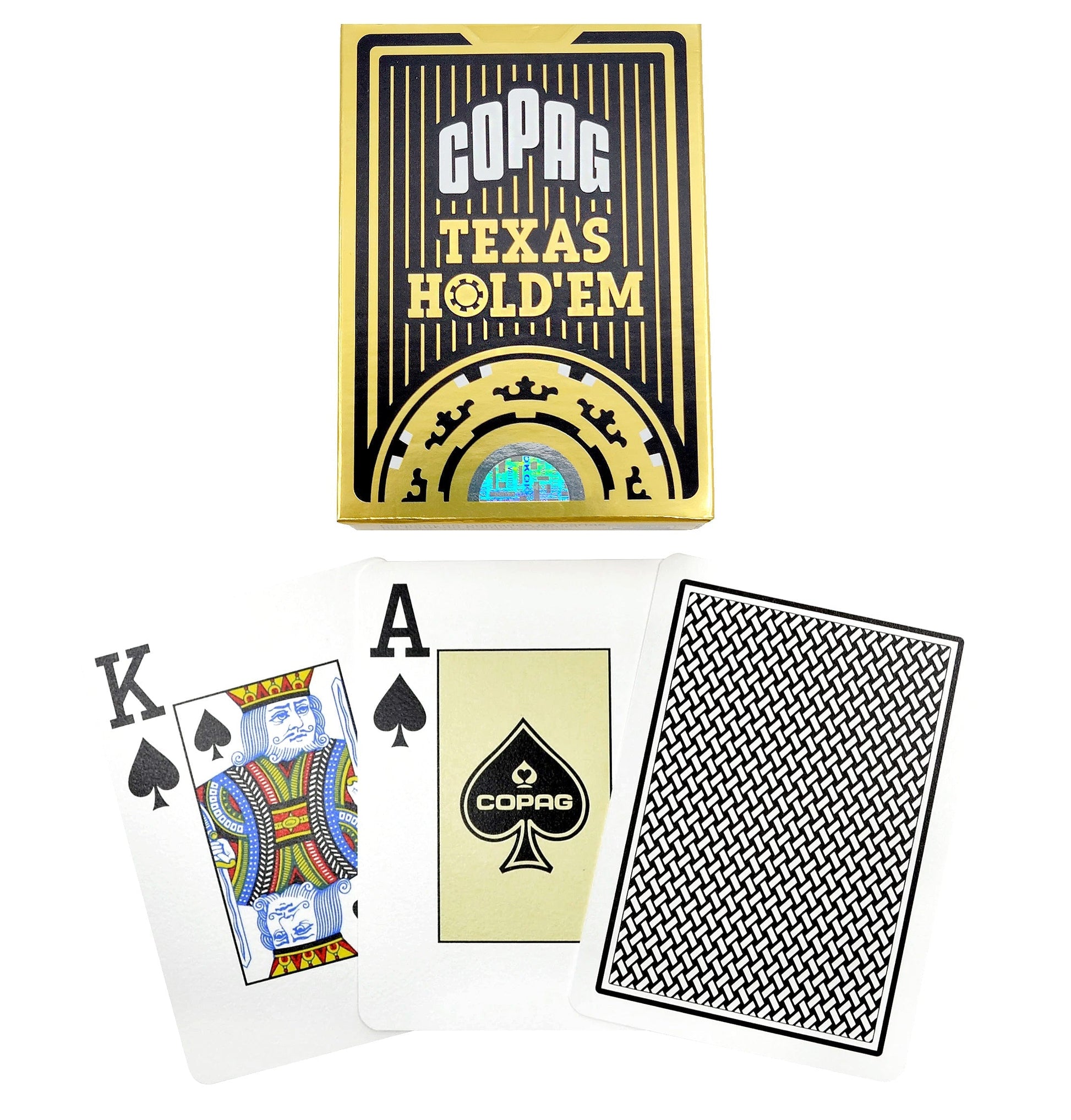 OPAG Texas Hold'em Poker Size Jumbo UV Marked Cards | Poker Cheating Devices