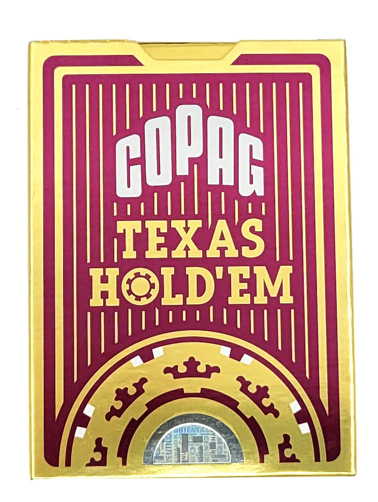 BARCODE MARKED CARDS COPAG TEXAS HOLD'EM POKER SIZE JUMBO